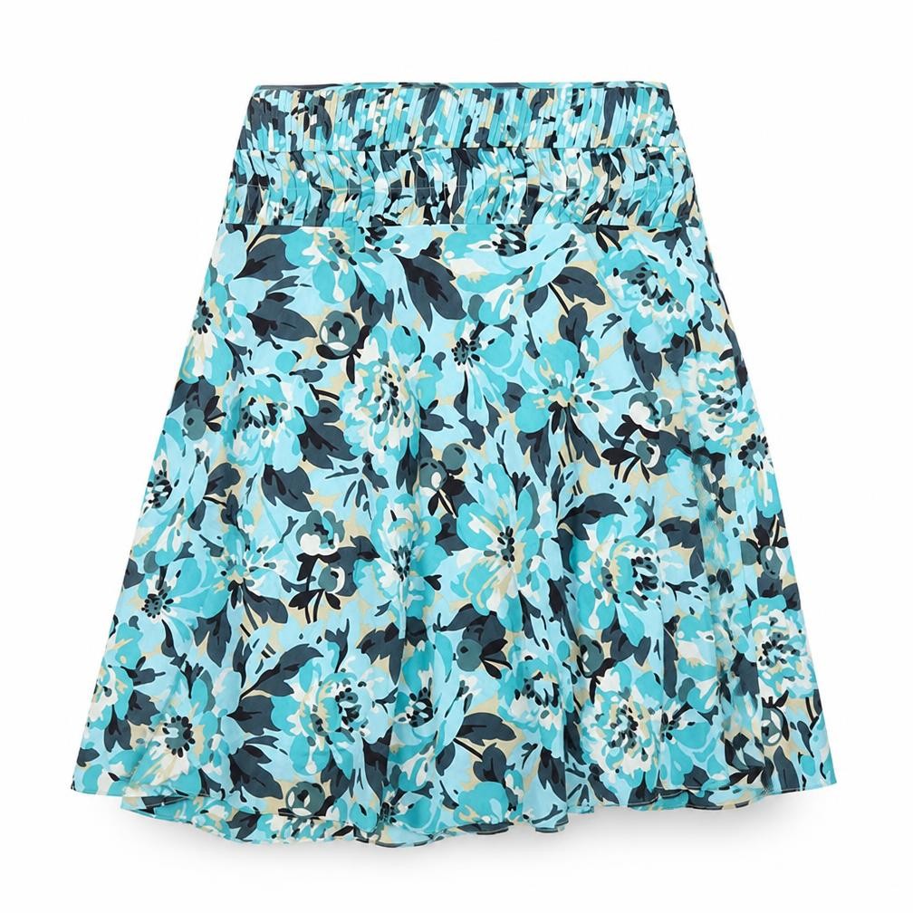 Laura Ashley Women's Floral A-Line Skirt Size 8