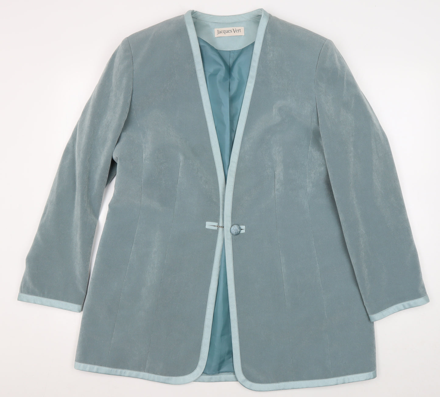 Jacques Vert Women's Blue Suit Jacket, Size 14, Lined