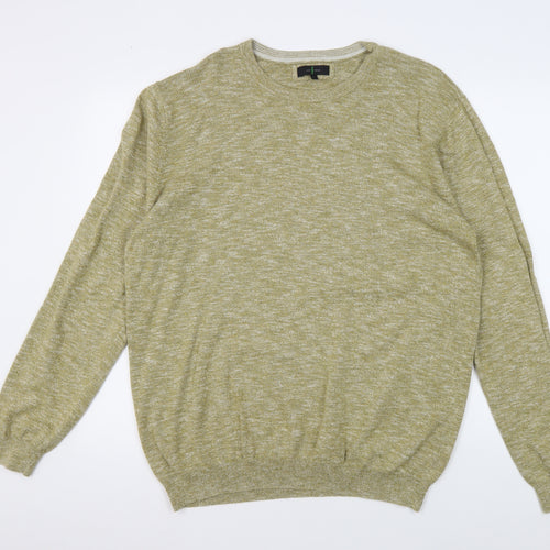 Jasper Conran Men's Green Pullover Jumper, Size L