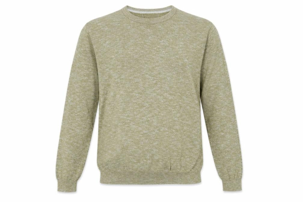 Front view of Jasper Conran Men's Green jumper, size L