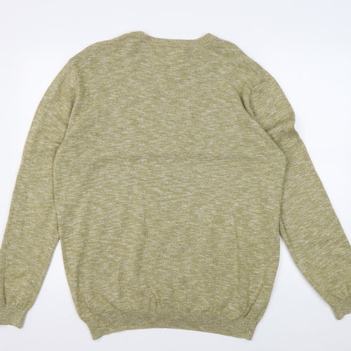 Jasper Conran Men's Green Pullover Jumper, Size L