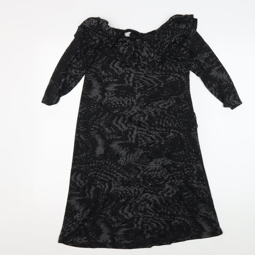 All Saints Women's Black Off Shoulder Dress XS
