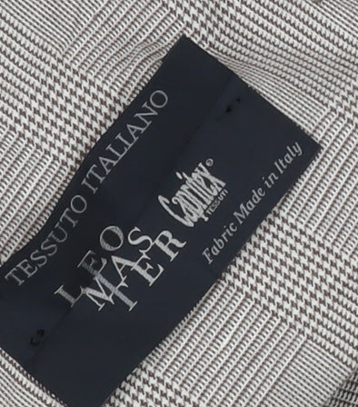 Jaeger Men's Beige Blazer Jacket Size 36R Check