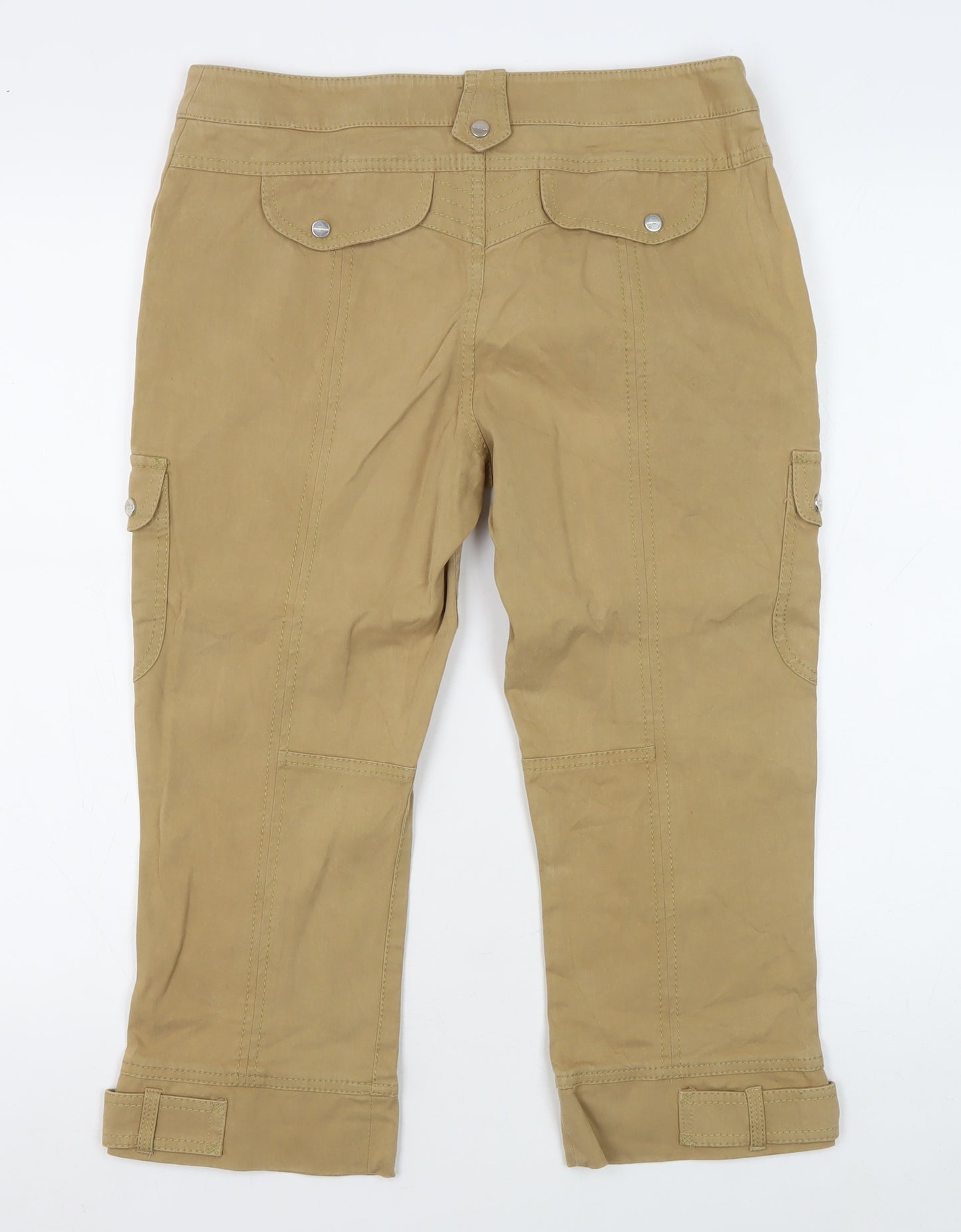 Karen Millen Women's Beige Cargo Trousers Size 10