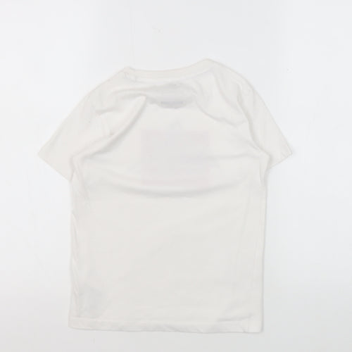 Trespass Boys White Graphic Print Quick Dry T-Shirt, Size 7-8 Years