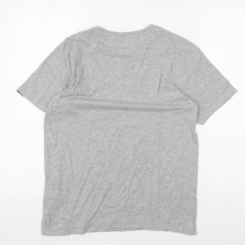 Tokyo Laundry Men's Grey Crew Neck T-Shirt Size S