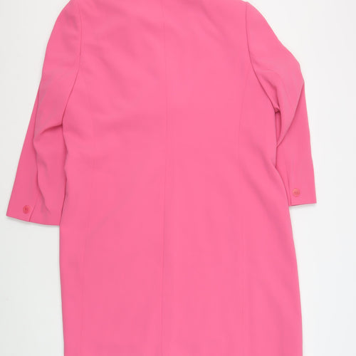 Windsmoor Pink Women's Mid-Length Suit Jacket Size 16