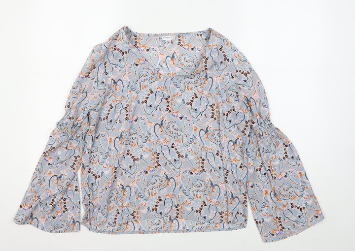 Jacqueline de Yong Women's Floral Blouse Size 8, Multicoloured