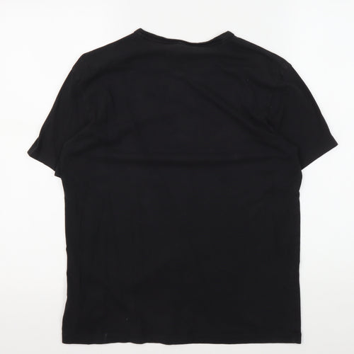 Calvin Klein Men's Black S Crew Neck Logo T-Shirt
