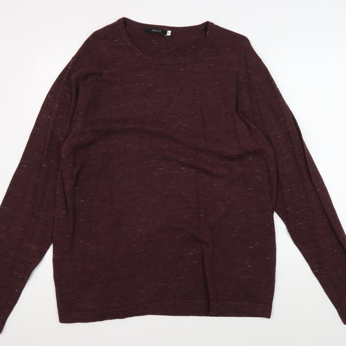 Jack & Jones Men's Purple Pullover XXL Long Sleeve Jumper