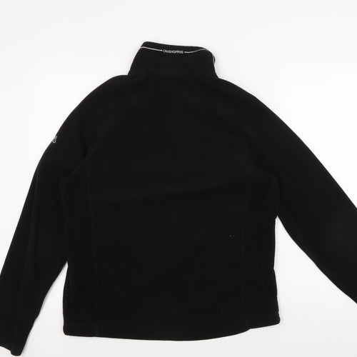 Craghoppers Men's Black Fleece Pullover, S, Mock Neck