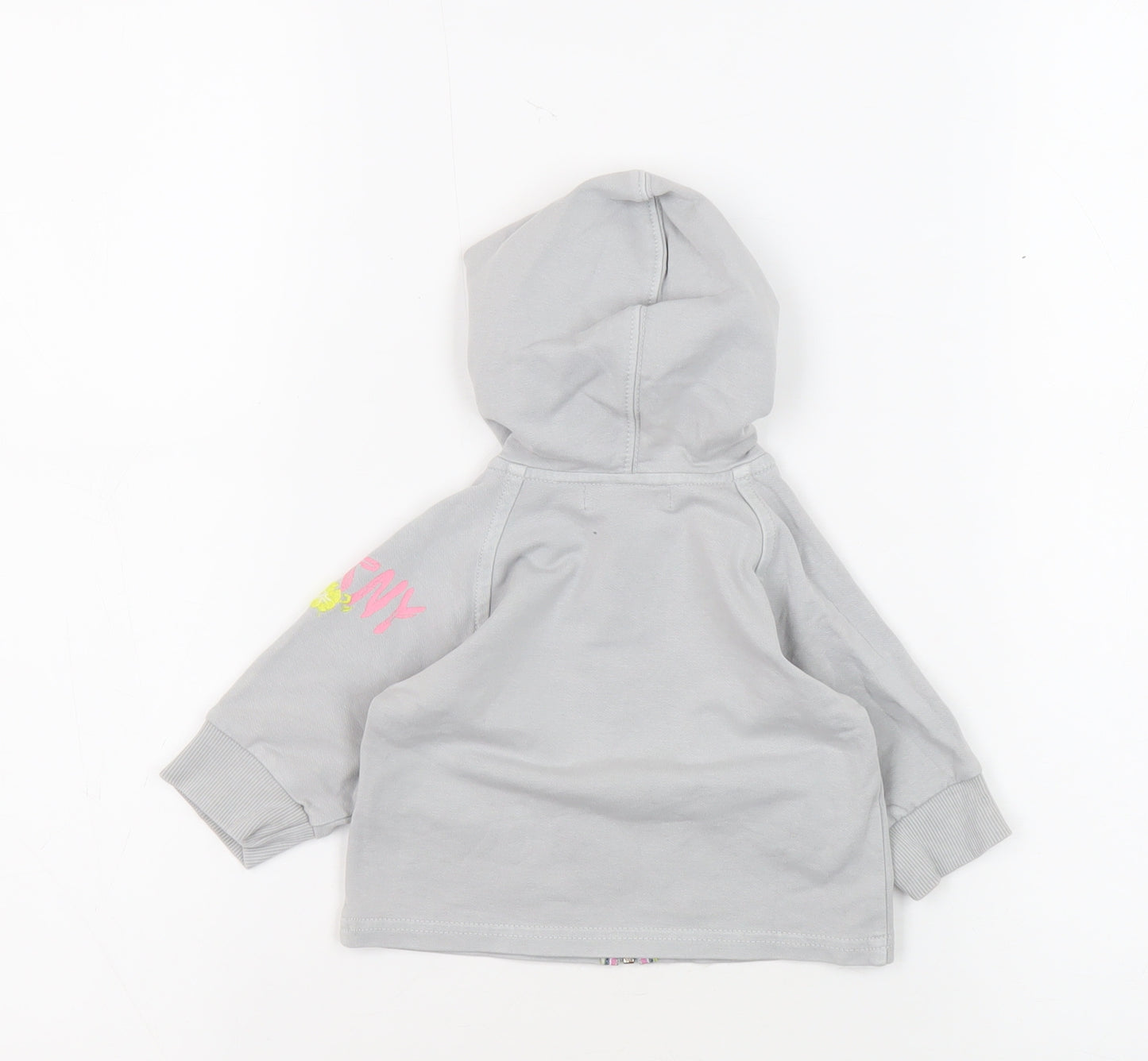 DKNY Unisex Baby Grey Hooded Jacket 0-3 Months