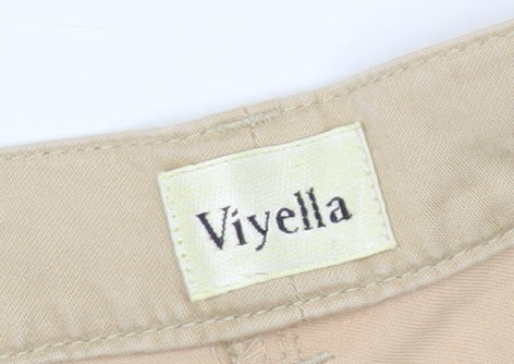 Viyella Women's Beige Chino Trousers Size 18