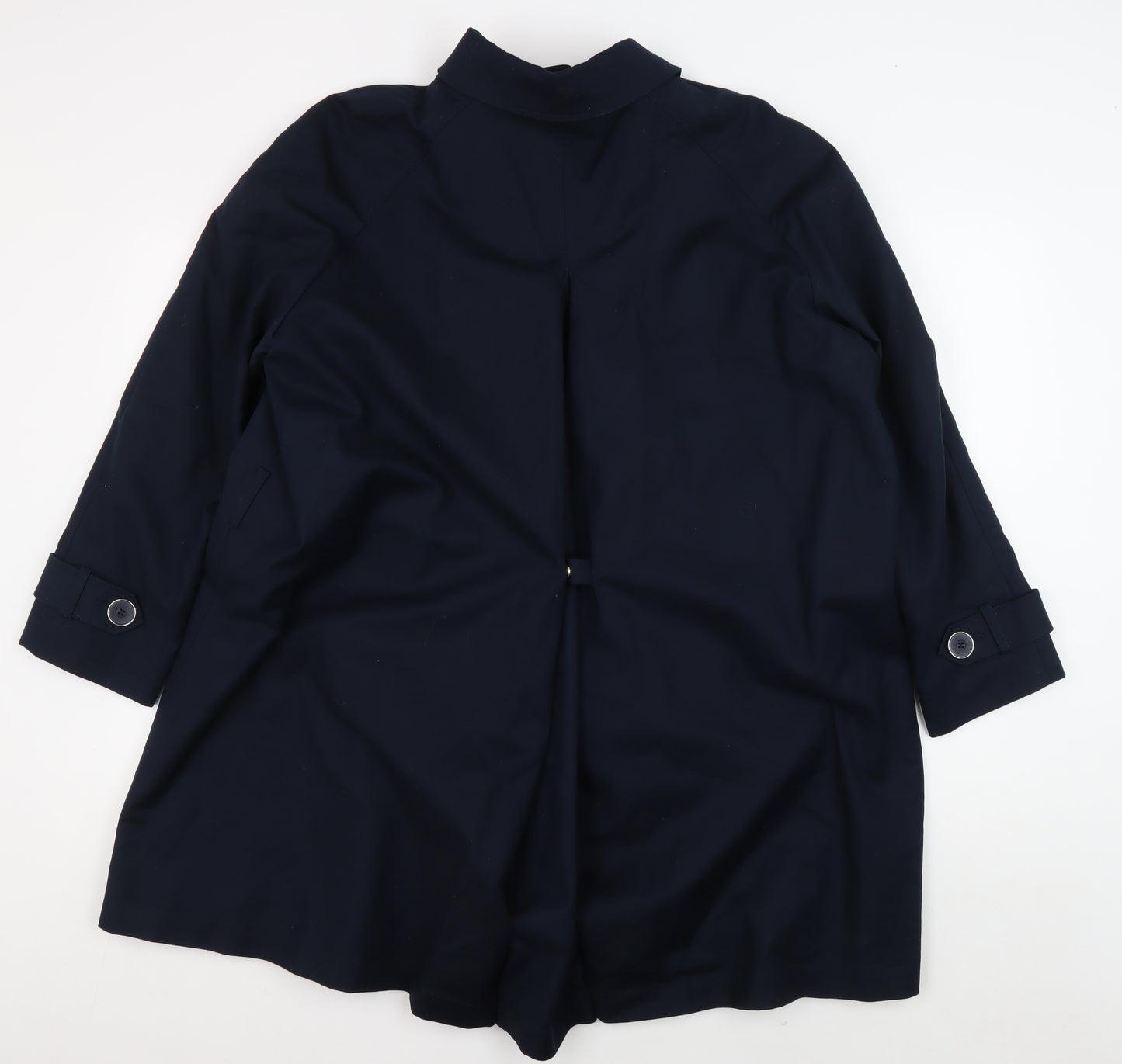 Eastex Women's Blue Trench Coat Size 18, Spring Classic