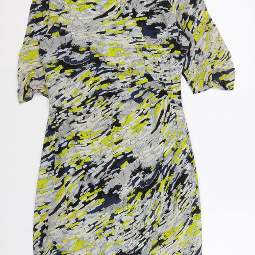 Whistles Women's Multicoloured Abstract Dress Size 12