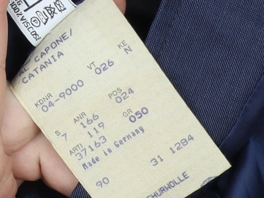 Hugo Boss Men's Blue Double-Breasted Suit Jacket 40