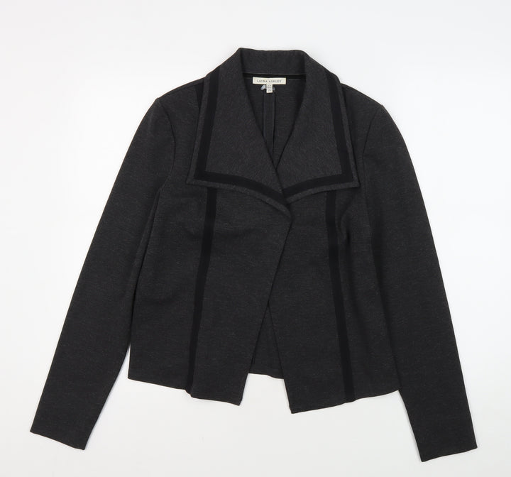 Laura Ashley Women's Black Jacket, Size 14, Regular Fit