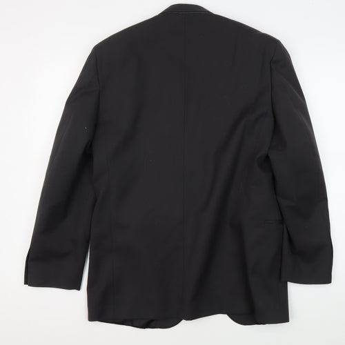 Van Heusen Men's Black Blazer, 36 Regular, Formal