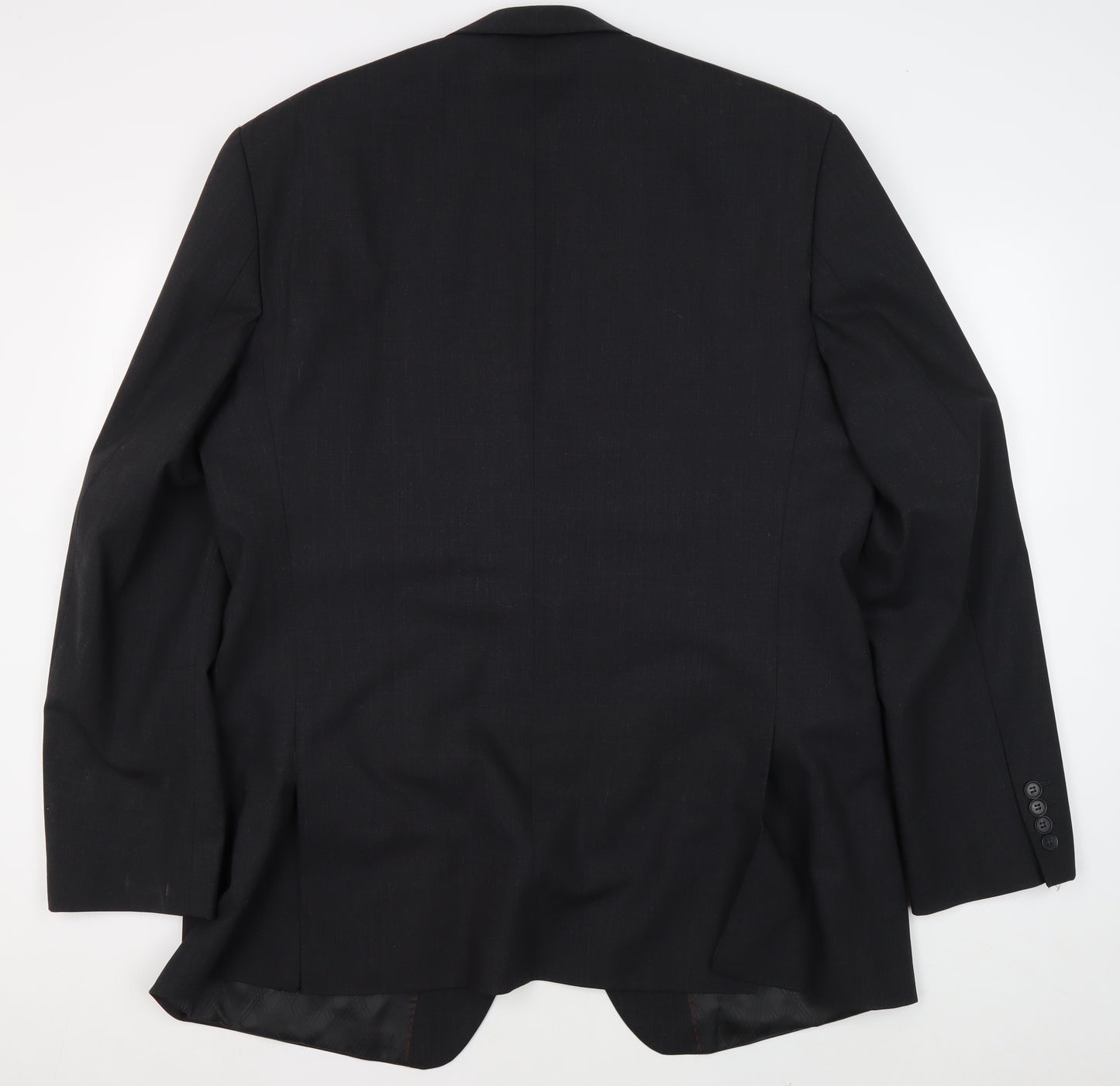 Jeff Banks Men's Black Blazer, 44 Long, Travel Jacket