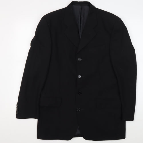 Daniel Hechter Men's Black Blazer, 38R Formal Business Jacket