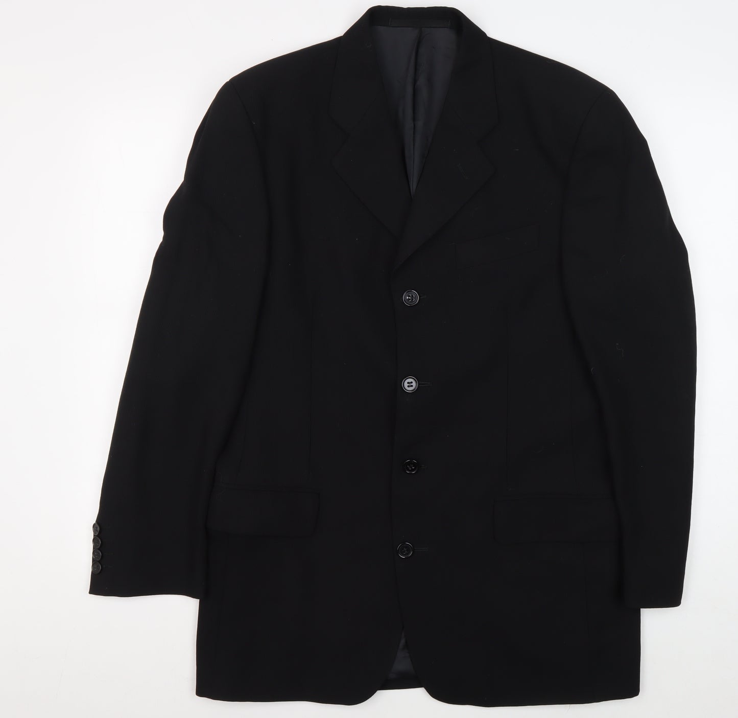 Daniel Hechter Men's Black Blazer, 38R Formal Business Jacket