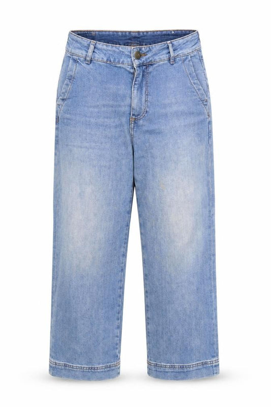 Fat Face Girls Blue Relaxed Denim Jeans Size 8