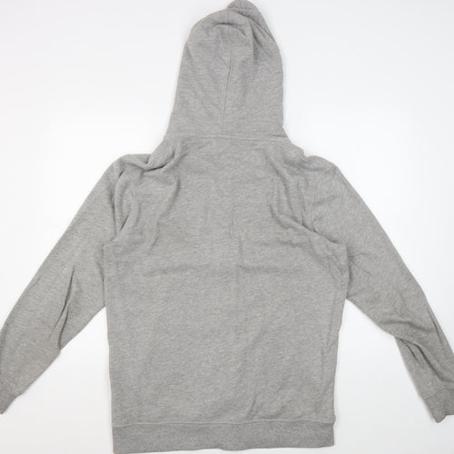 Jack & Jones Men's Grey Full Zip Hoodie L