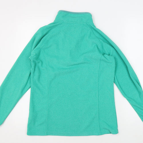 Peter Storm Women's Green Henley Sweatshirt, Size 12