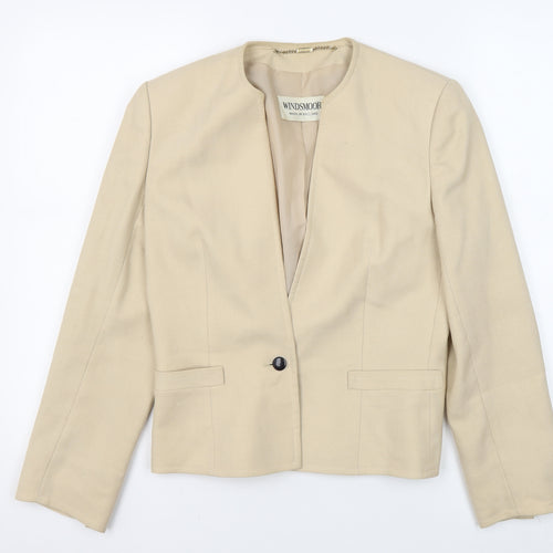 Windsmoor Women's Beige Blazer Size 8 Regular Fit