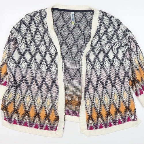 Weird Fish Women's Multicoloured Size 16 Cardigan
