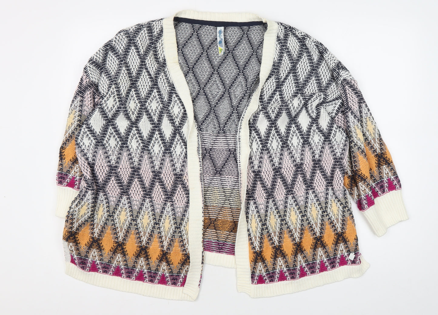 Weird Fish Women's Multicoloured Size 16 Cardigan