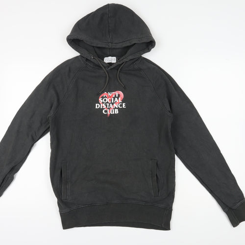 Young London Women's Black Hoodie Small Organic Cotton