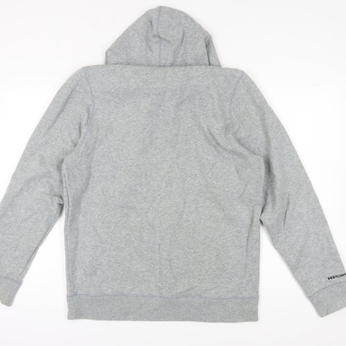 Under Armour Men's Grey Pullover Hoodie, Size M, Logo Accent