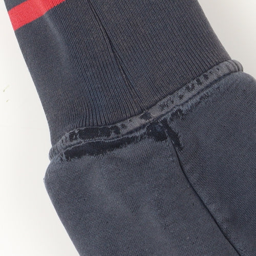 Canterbury Men's Blue Pullover Hoodie M with Rugby Logo