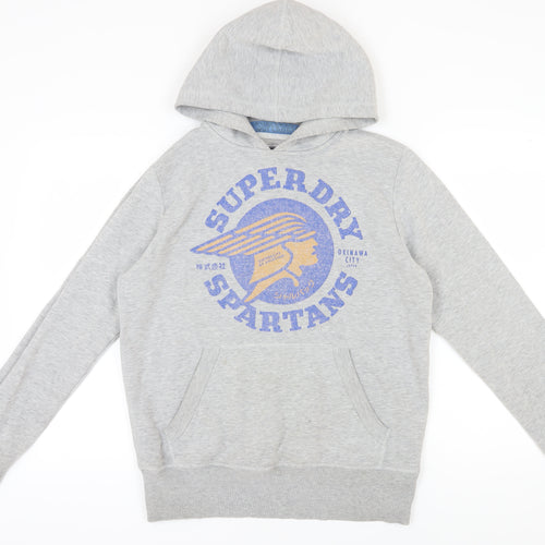Superdry Men's Grey Pullover Hoodie Size M