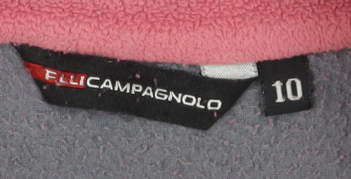 F.lli Campagnolo Womens Multicoloured Zip Sweatshirt Size 10