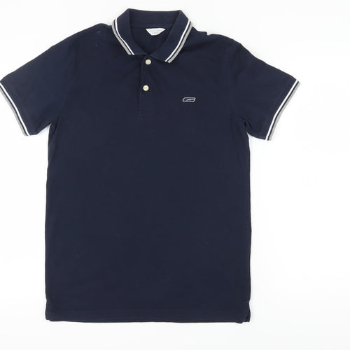 Jack & Jones Men's Blue Polo Shirt Medium