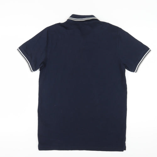 Jack & Jones Men's Blue Polo Shirt Medium
