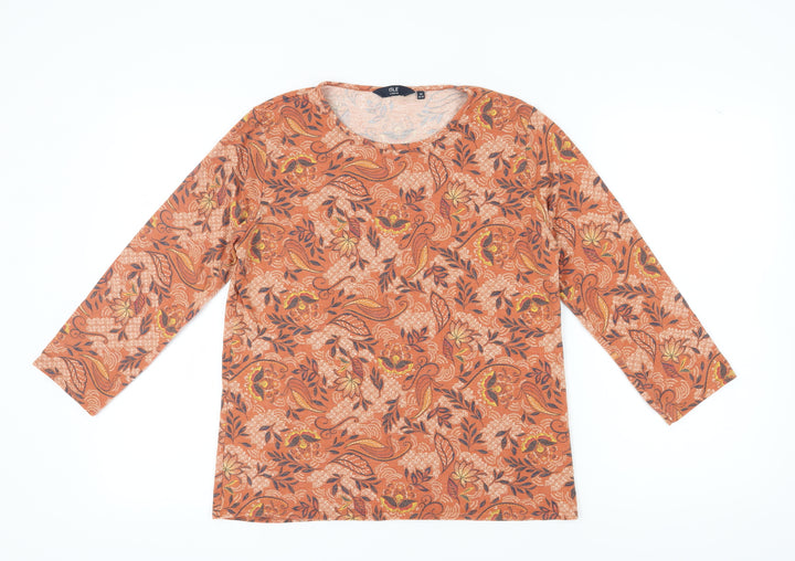 Isle Women’s Multicoloured T-Shirt, M, Floral Design