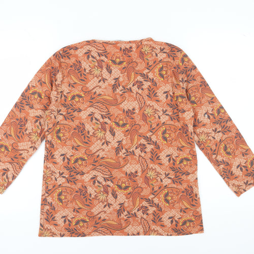 Isle Women’s Multicoloured T-Shirt, M, Floral Design