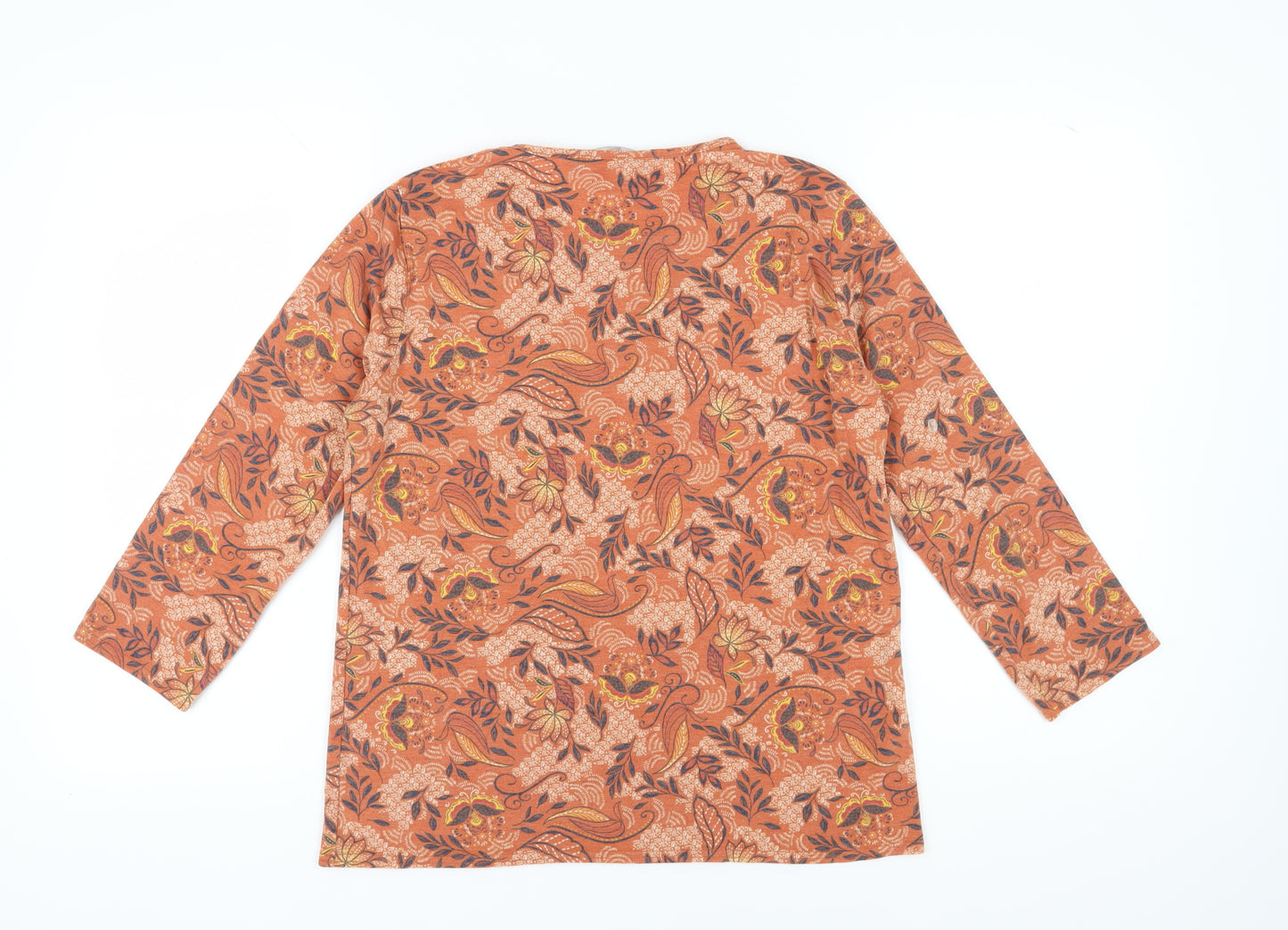 Isle Women’s Multicoloured T-Shirt, M, Floral Design