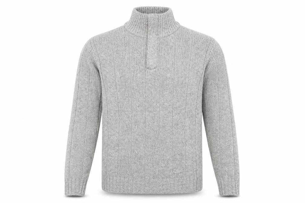 Front view of Marks & Spencer Men's Grey S jumper