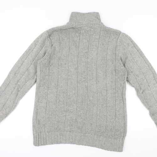 Marks and Spencer Men's Grey S Pullover Jumper