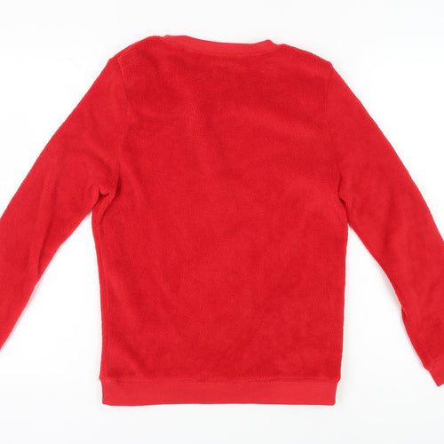 Disney Women's Red Mickey Mouse XS Pullover Sweatshirt