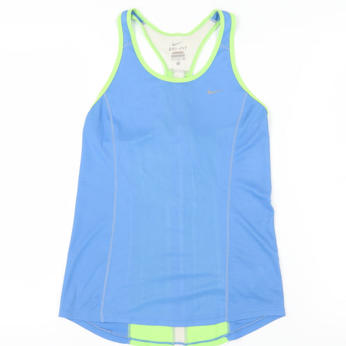 Nike Women's Blue Athletic Tank Top, Size S