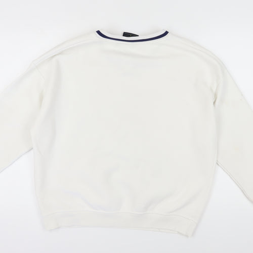 Berkeley White Pullover Sweatshirt Unisex Small