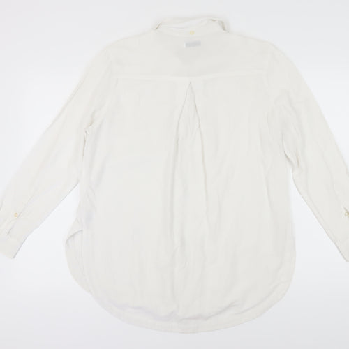 BDG Women's White Button-Up Shirt, M, Casual Style