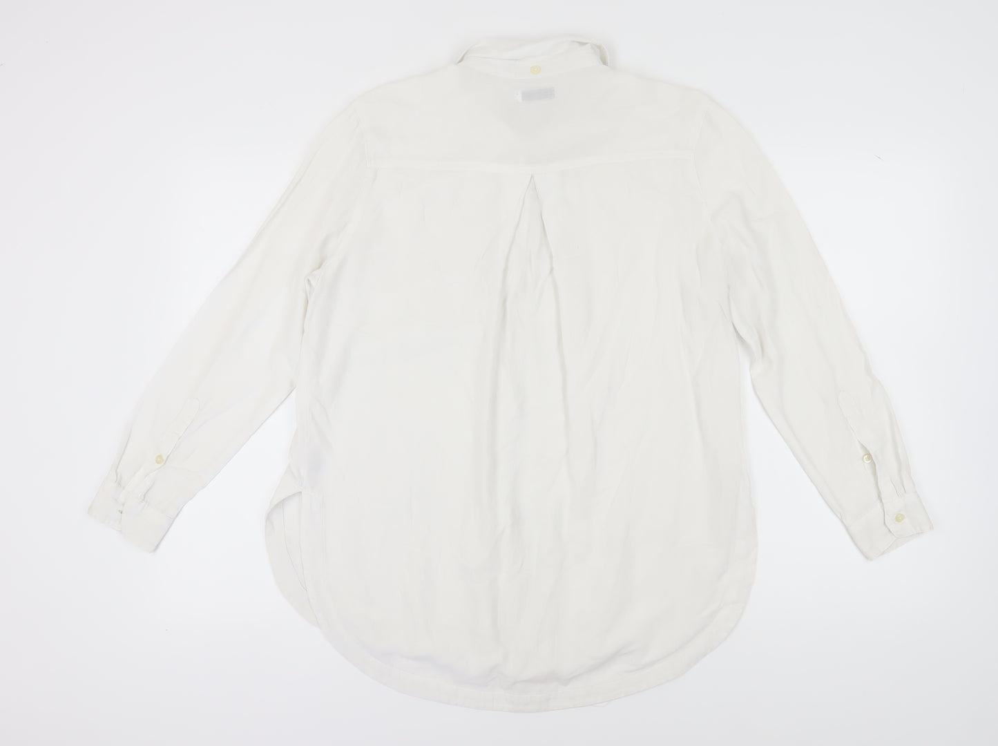 BDG Women's White Button-Up Shirt, M, Casual Style