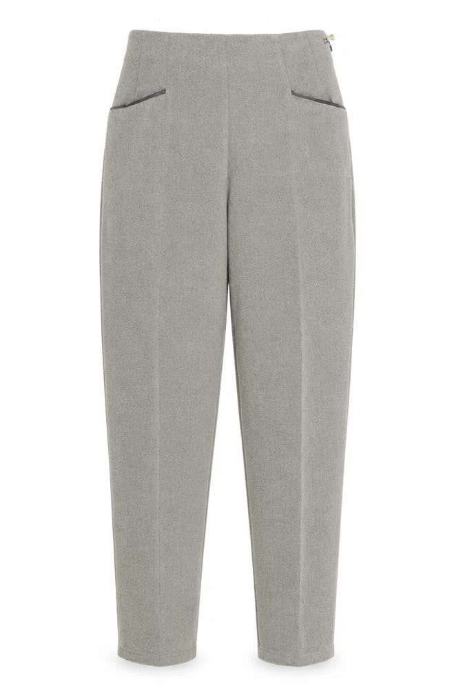 Gianfranco Corneli Women's Grey Trousers, Size 10