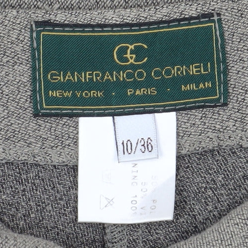 Gianfranco Corneli Women's Grey Trousers, Size 10